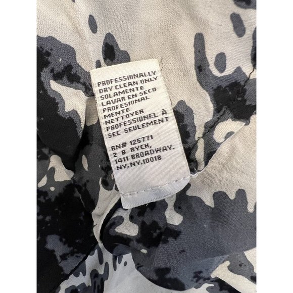 2b Rych Women’s Black White Gray Sleeveless Silk Top 4 - Picture 7 of 8